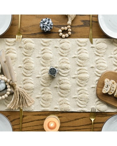 Chunky Knit Pumpkin Table Runner