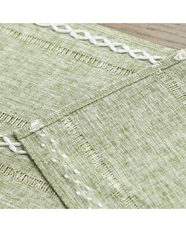 Sage Green Lace Table Runner