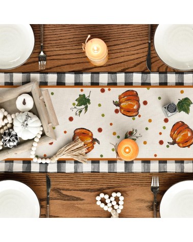 Neutral Linen Table Runner