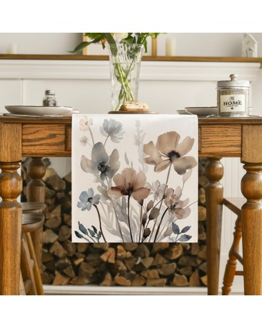 Weathered wood table runner