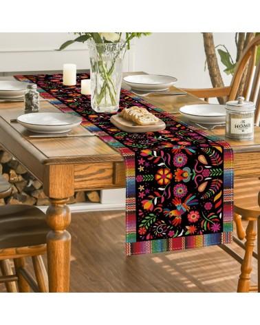 Mexican Folk Art Table Runner