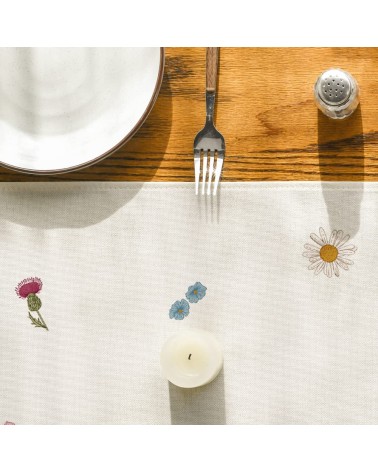 Wildflower Meadow Edge Table Runner