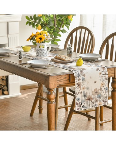 Whispering Meadow Floral Table Runner