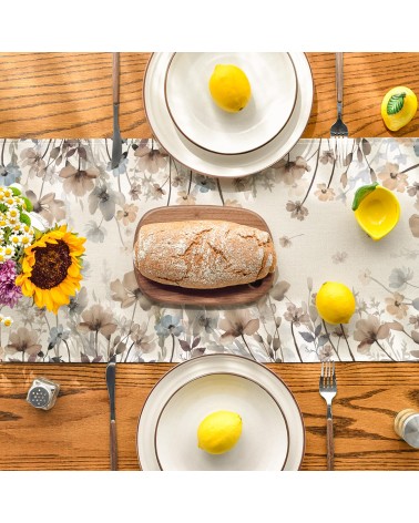 Whispering Meadow Floral Table Runner