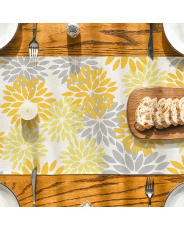 Sunburst Floral Table Runner
